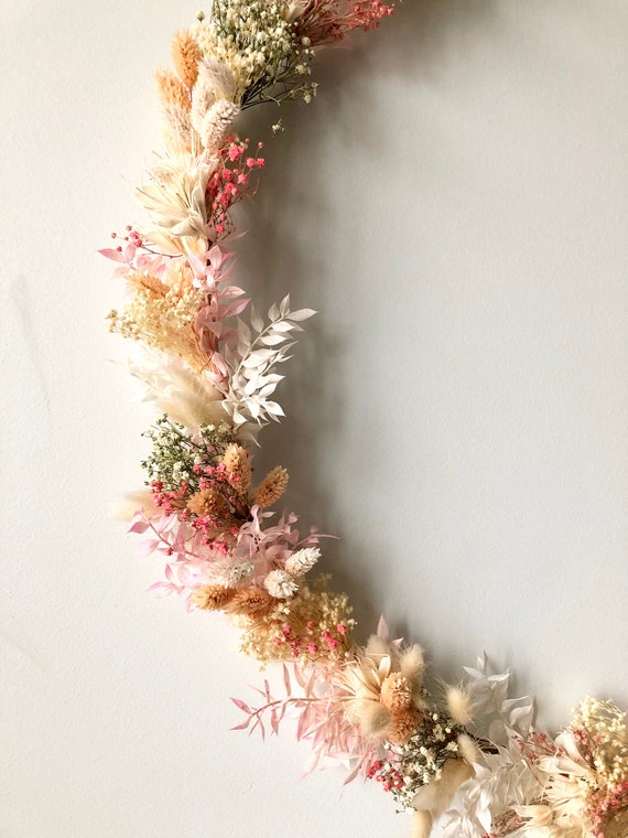 Guirnalda de flores secas - Etsy España Guirnalda de flores secas - Etsy España