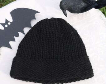 Black Beanie - Etsy Singapore