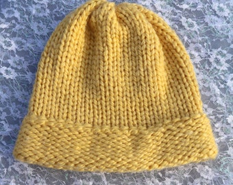 Yellow Beanie Hat