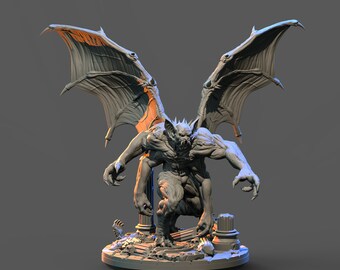 Maw Demon Resin Miniature for D/&D Dungeons and Dragons or Tabletop Gaming