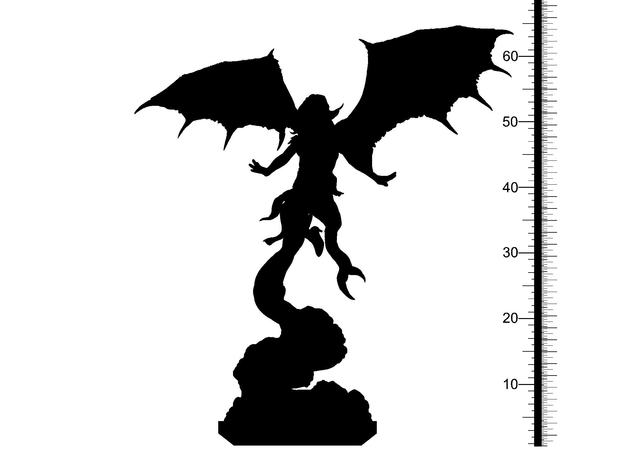 Beliala Succubus Pinup Rogue Fighter Vampire Miniature For D&D DnD Tabletop