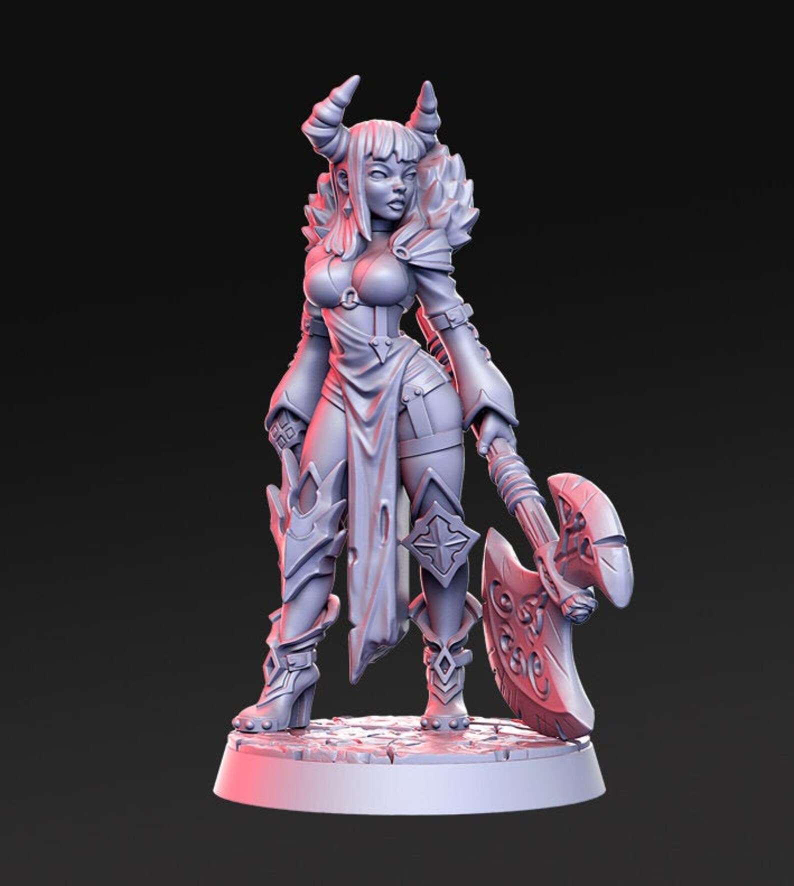 d&d tiefling sorcerer miniature