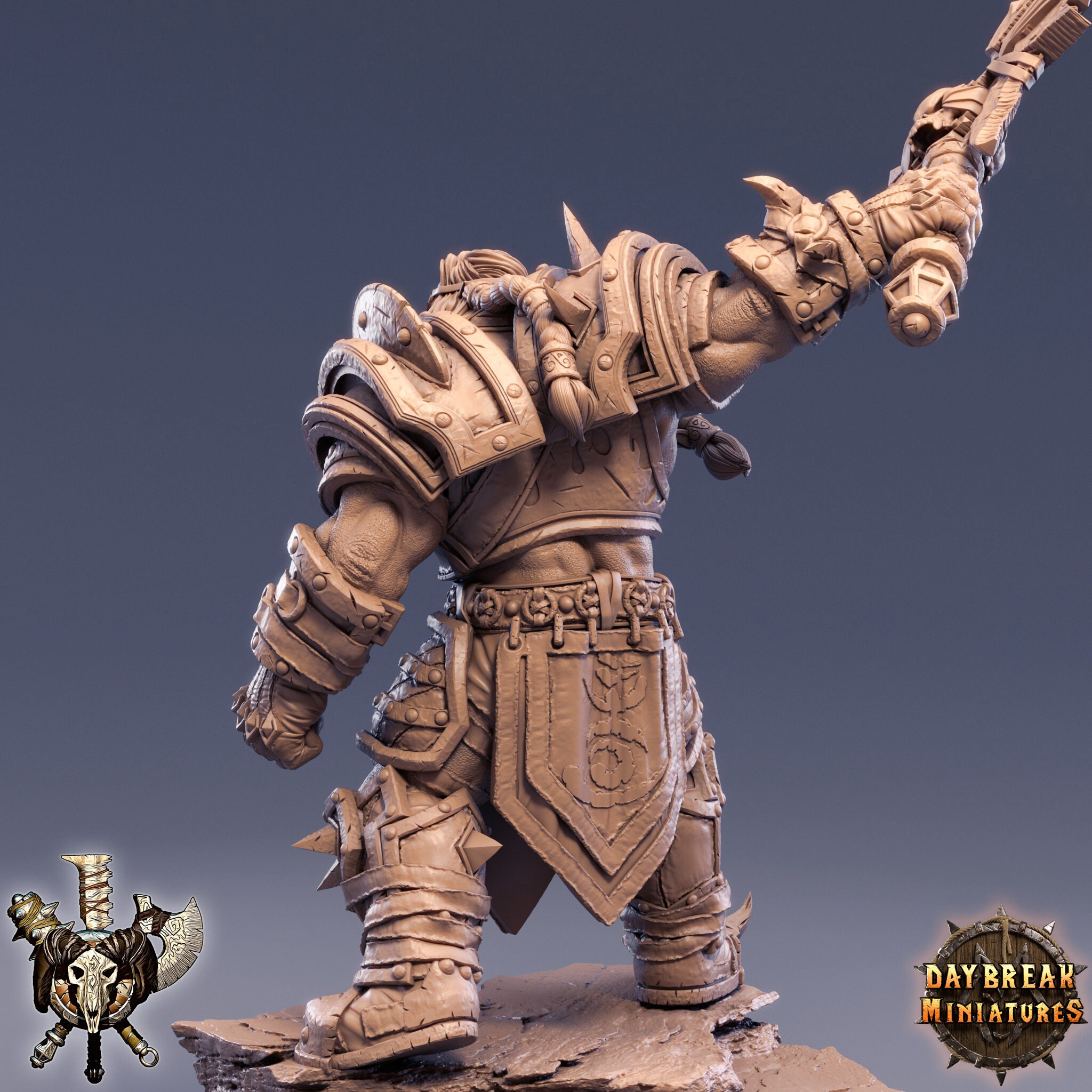 Orc Champion Dnd Miniature Orc Fighter Orc Warrior - Etsy