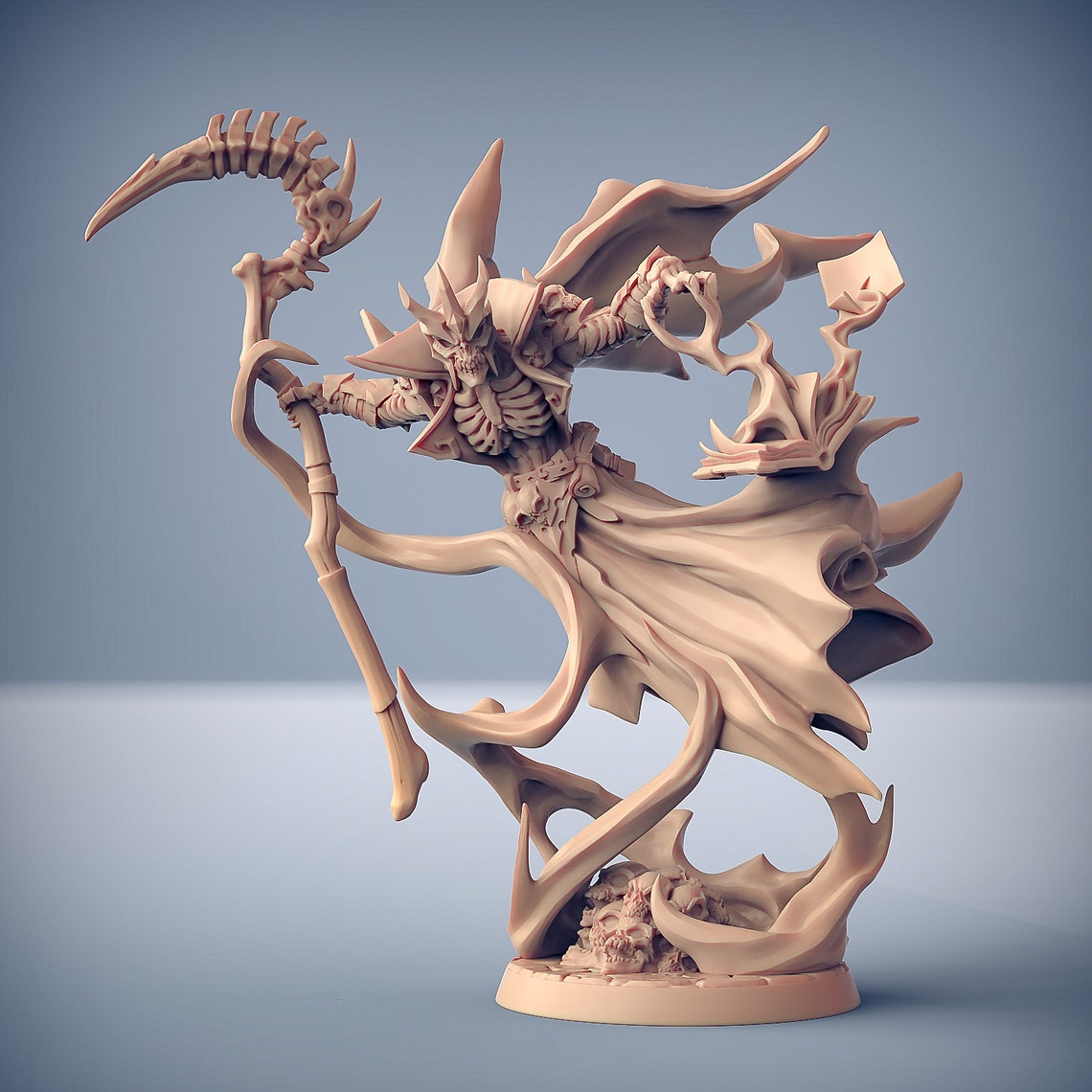 Undead Lich Becomes A Paladin Undead Skeleton Lich Lord Dnd Miniature undead Wizard for - Etsy