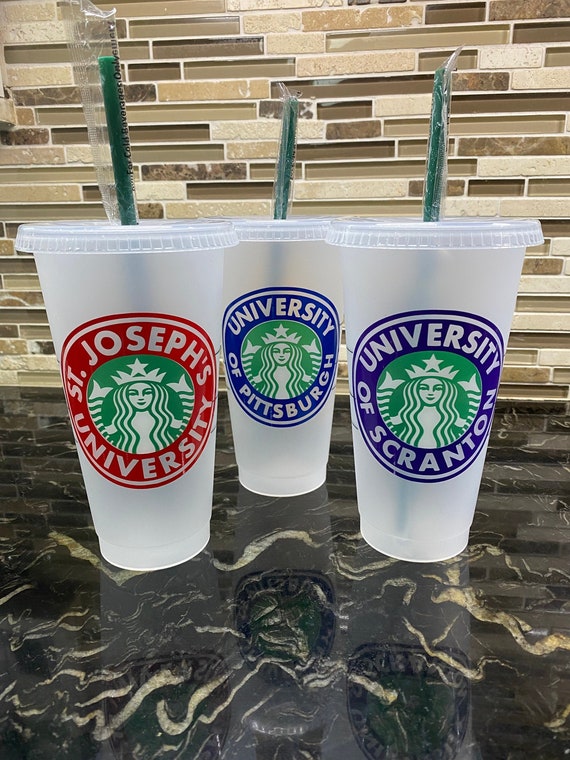 Personalized Starbucks Cups Colleges Sororities Companies Etsy