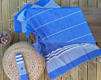 TURKISH TOWEL | 100% COTTON Hammam Towel  | Bridesmaid Gifts | Peshtemal Towel | Beach , Pool Towel | Scarf | Throw | Shawl | Gifts for Her