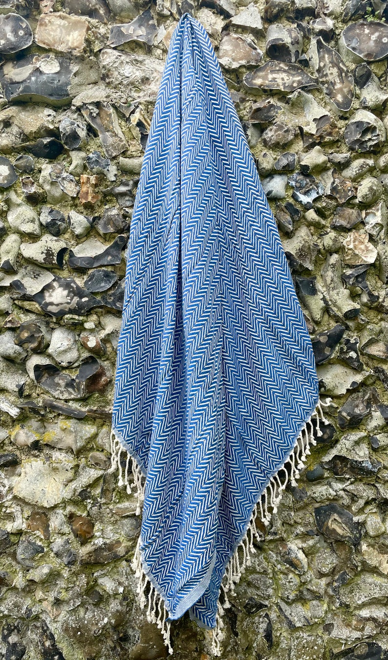 100% Turkish Cotton Woven Throws, Scarves, Scarf, Shawl, Hamman Towel, Natural Materials 画像 4