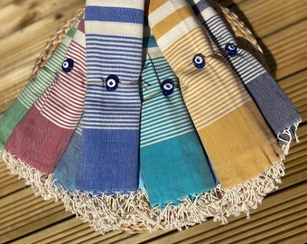 TURKISH TOWEL | 100% COTTON Hammam Towel  | Christmas Gifts | Peshtemal | Beach , Pool Towel | Scarf | Throw | Shawl | Gifts for Her