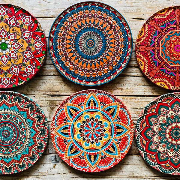 Coasters | Set of 6 Drink Coasters | Gifts for Her / Unique Gift  | Table Mats | Housewarming Gift | Coaster Set / New Home Gift