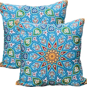Mediterranean Inspired Cushion Covers | Decorative Cushion Cover | Boho Pillow Covers | Colourful | Christmas Gifts |  Housewarming Gift