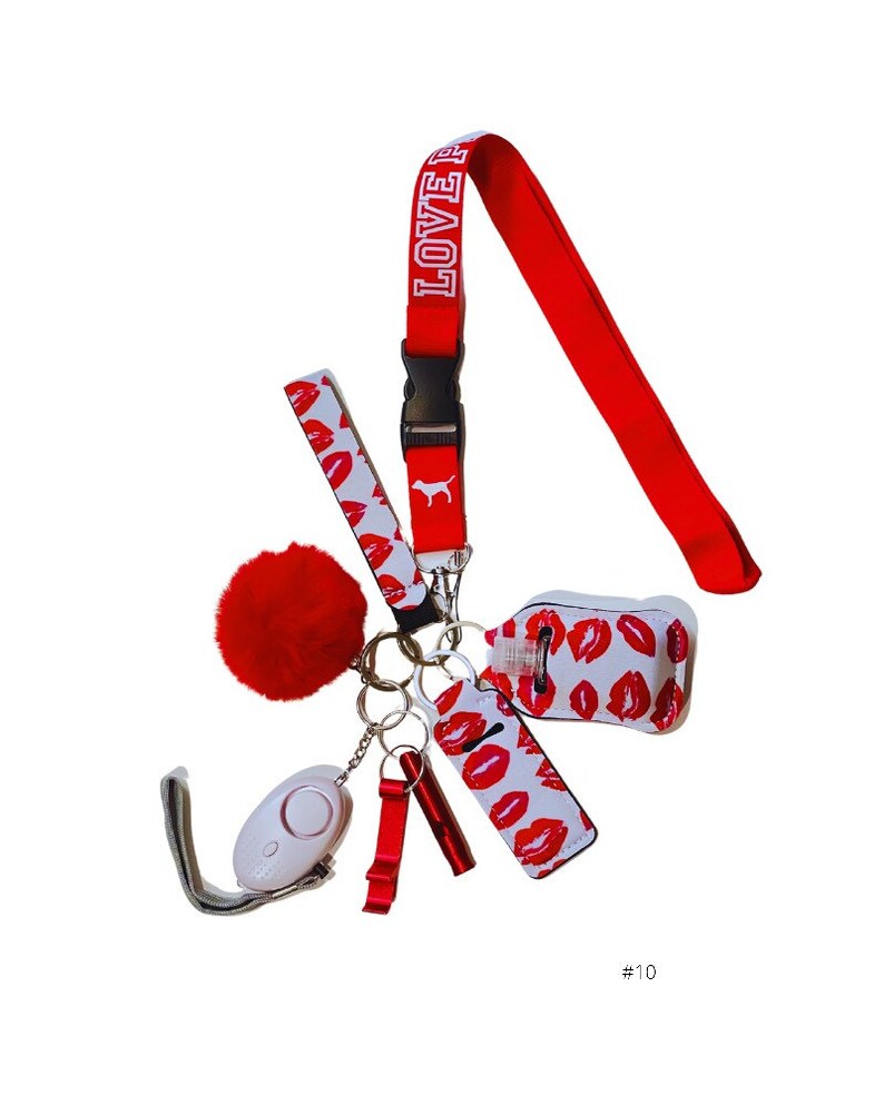 Safety Keychain Set With Lanyard Protection Keychain for Etsy