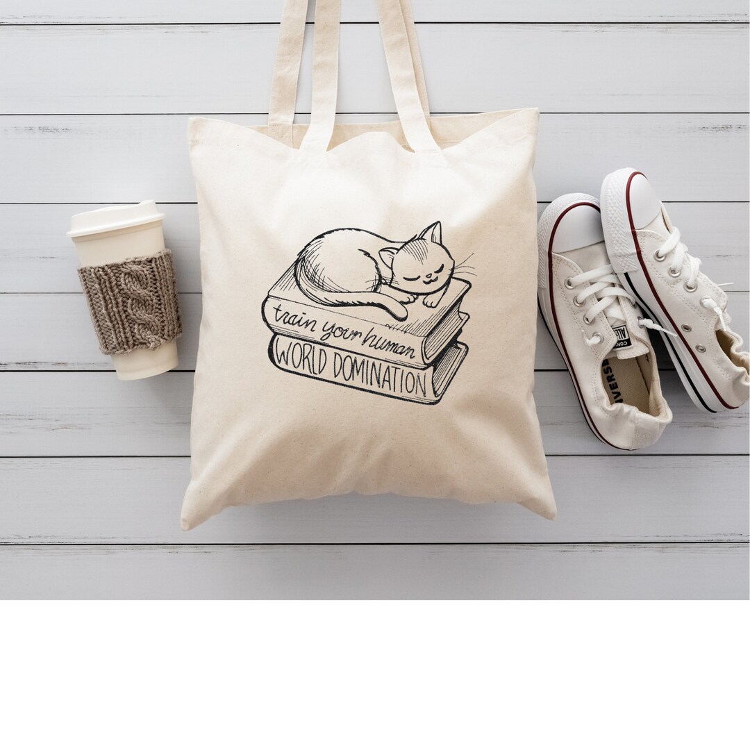 B100786-Cat Tote Bag main image 1