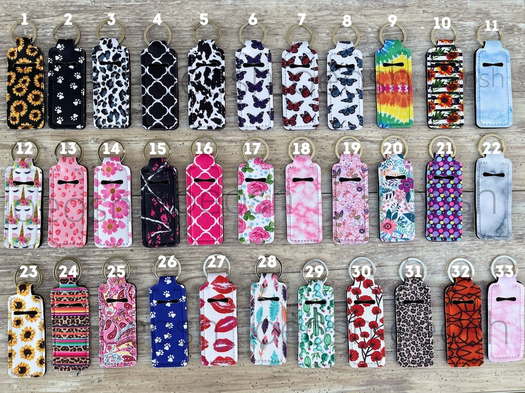 Chapstick holder deals keychain wholesale