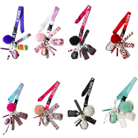 Safety Keychain Set With Lanyard Protection Keychain for Etsy