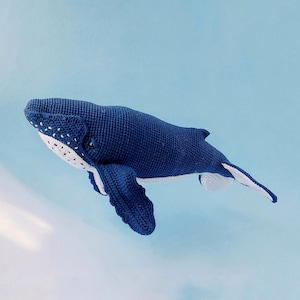 Amigurumi pattern crochet whale plushie. Crochet animals amigurumi pattern.
