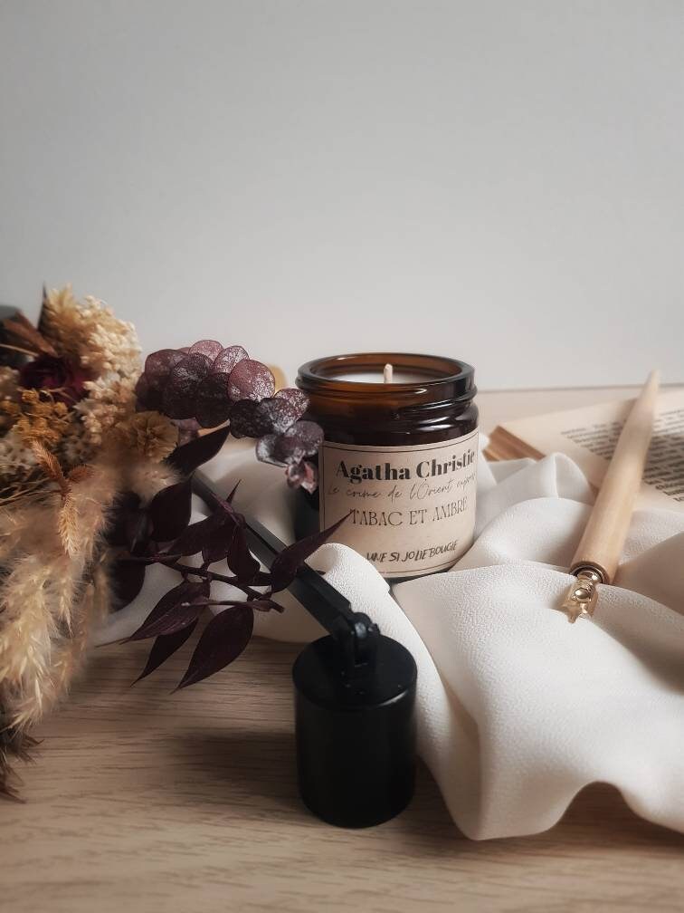 Le Crime de L'orient Express. Bougie Parfumée Naturelle.