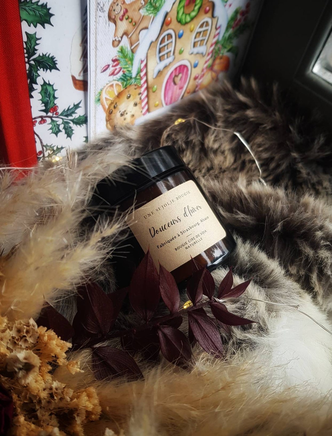 Douceurs d'hiver. Bougie parfumée naturelle. - Etsy France