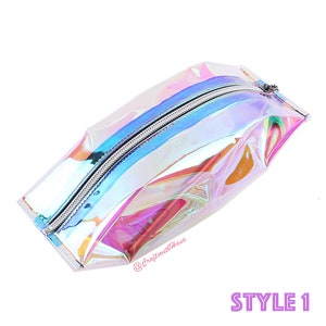 Transparent Iridescent Unicorn Skin Foldable Pouch Stype 1