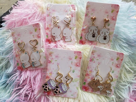 Etsy boba earrings deals