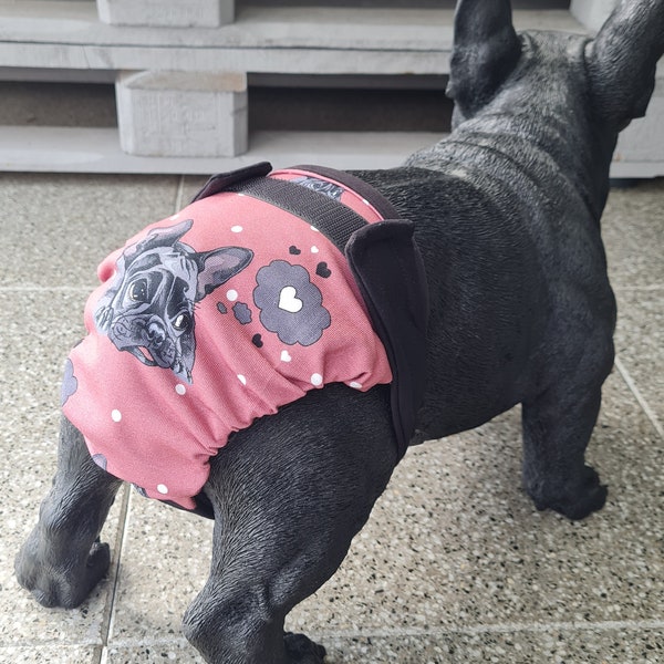 Läufigkeitshöschen Schutzhose für Französische Bulldoggen