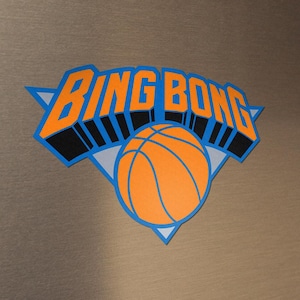 Imán de Bing Bong de los New York Knicks / Aficionados de los Knicks / Madison Square Garden / Knickstape / Jalen Brunson / Carmelo Anthony