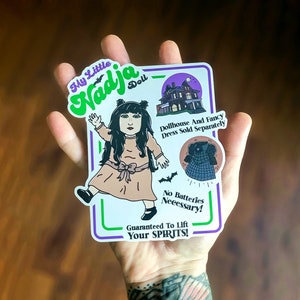 What We Do in the Shadows Sticker | WWDITS Sticker | Nadja of Antipaxos | My Little Nadja Doll