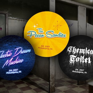 It&#39;s Always Sunny in Philadelphia | Band Sticker Pack | Dayman | Sweet Dee Dennis Reynolds | Charlie Kelly | Mac | Paddys Pub | Danny DeVito