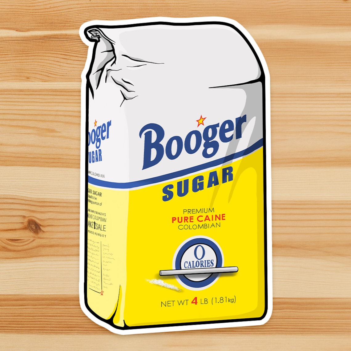 Booger Sugar Domino Sugar Parody Logo Vinyl Stickers Etsy