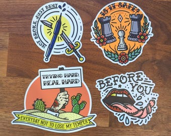 The Story So Far Sticker | Under Soil and Dirt Album Art