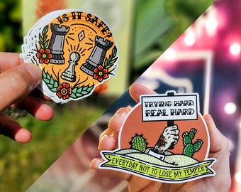 The Story So Far Sticker l Tattoo Flash Sheet | Traditional Artwork | Under Soil and Dirt | Defend Pop-Punk | California