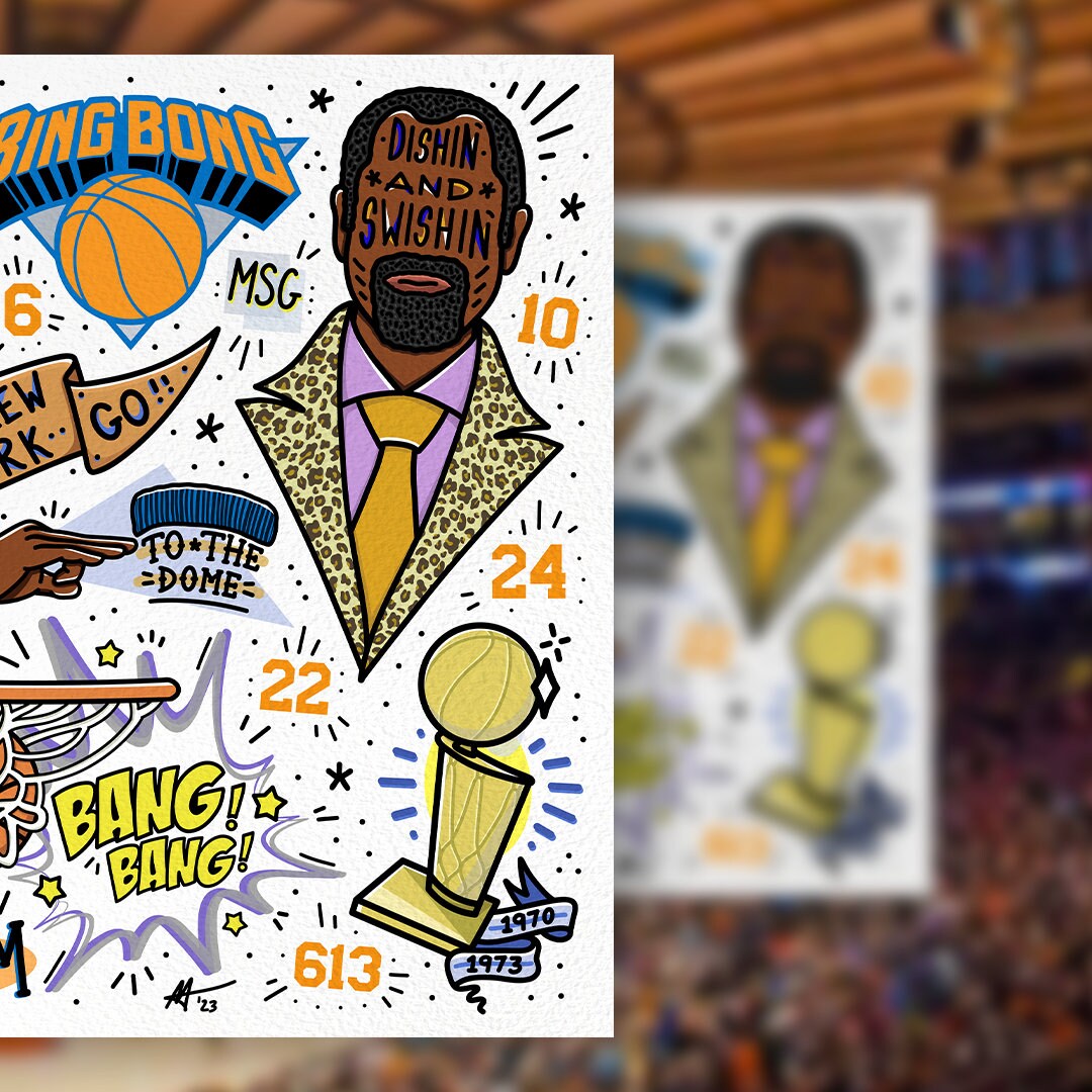 ニューヨーク・ニックスのタトゥーフラッシュシートアートプリント | Bing Bong、Knickstape (20x16フィート) - Etsy 日本, image size:1080x1080