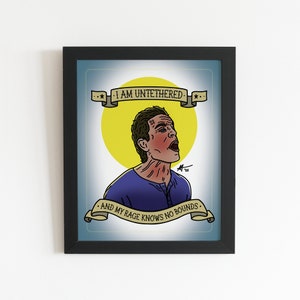 It's Always Sunny in Philadelphia Print | The Golden God | Dennis Reynolds Traditional Tattoo | Paddy's Pub | Frank Reynolds | Charlie Kelly