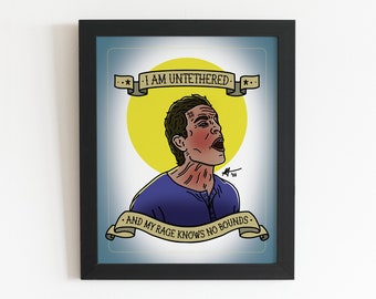It's Always Sunny in Philadelphia Art Print | Dennis Reynolds American Traditional Tattoo