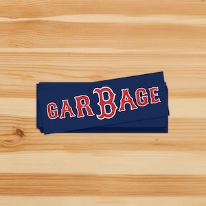Boston Red Sox Sticker | New York Yankees | MLB | Baseball | Sports | Bronx Bombers | Red Sux | Buck Foston | Major League Baseball