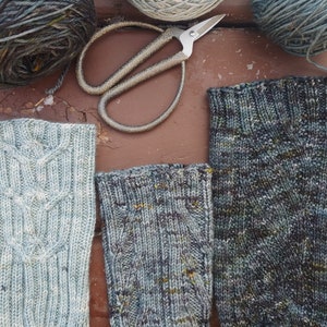 Storm Season Sock Collection, Cuff Down Construction, Sock Knitting Pattern image 3