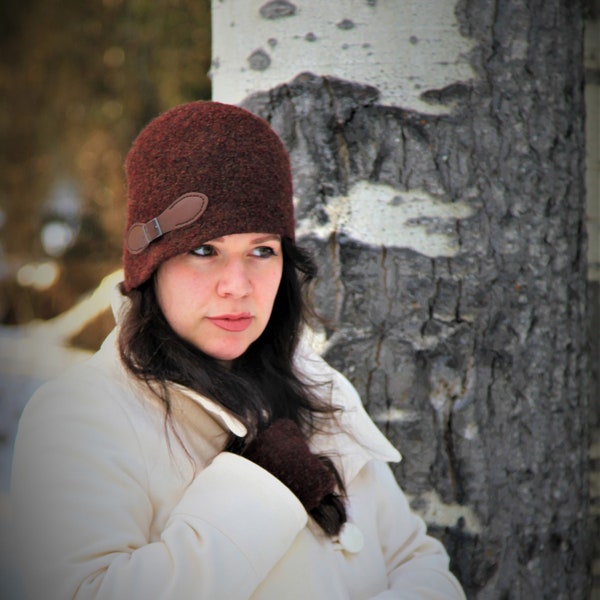 Felted Cloche Knitting Pattern