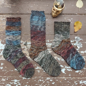 13 Nights of Spooky Socks, Toe Up Construction, Sock Knitting Pattern image 1