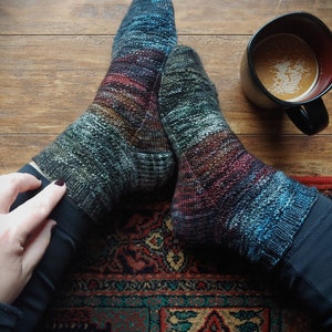 13 Nights of Spooky Socks, Toe Up Construction, Sock Knitting Pattern image 6