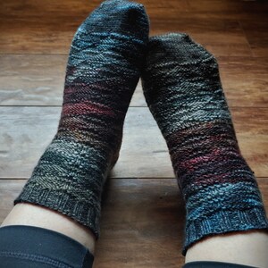 13 Nights of Spooky Socks, Toe Up Construction, Sock Knitting Pattern image 4