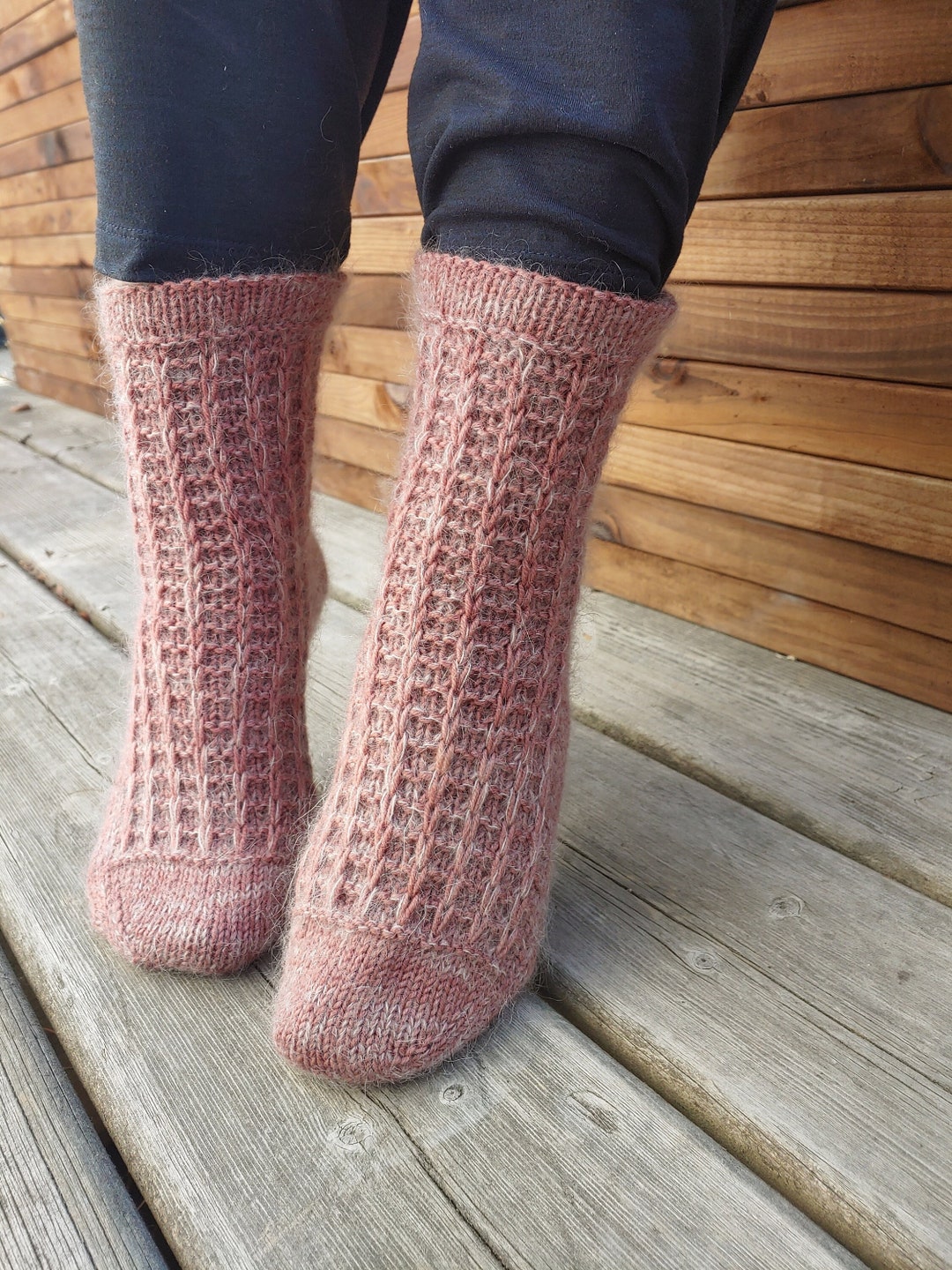 Sunday Morning Sock, Toe up Construction, Sock Knitting Pattern Etsy