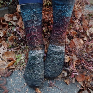 13 Nights of Spooky Socks, Toe Up Construction, Sock Knitting Pattern image 7