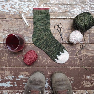 Great Outdoors Lite Sock Collection, Cuff Down construction, knitting pattern image 3