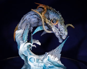 Slaudrul, the Aboleth PAINTED MODEL - Archvillain Games Printed Miniature | Dungeons & Dragons | Pathfinder | Tabletop