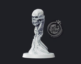 Flameskull - Cast n Play Printed Miniature | Dungeons & Dragons | Pathfinder | Tabletop