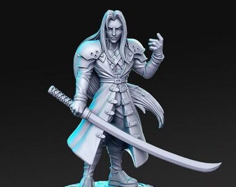 Sephirael, JRPG Villain - RN Estudio Printed Miniature | Dungeons & Dragons | Pathfinder | Tabletop