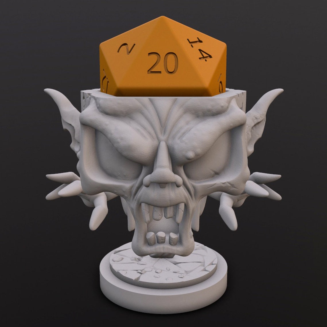Dice Head Specter Dice Heads Printed Miniatures Dungeons Etsy