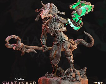 Agama Ajkin - Archvillain Games Printed Miniature | Dungeons & Dragons | Pathfinder | Tabletop