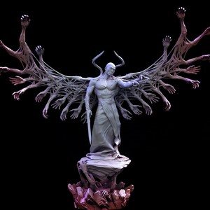 Afflicted Celestial, Male Angel - Mini Monster Mayhem Printed Miniature | Dungeons & Dragons | Pathfinder | Tabletop