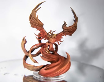 Phoenix Painted Model - Cast n Play Printed Miniature | Dungeons & Dragons | Pathfinder | Tabletop