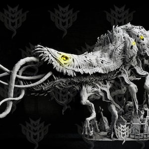 Modèle peint L'une des nombreuses bouches - Miniature imprimée Monster Mayhem | Donjons et dragons | Éclaireur | Sur table